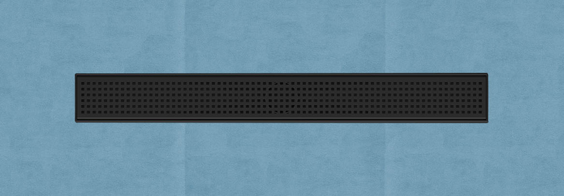 Chtools 24 inch Matt Black Linear Shower Drain 