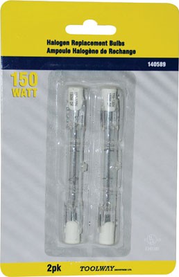 Bulbs Halogen 150W-78mm 2/pkg