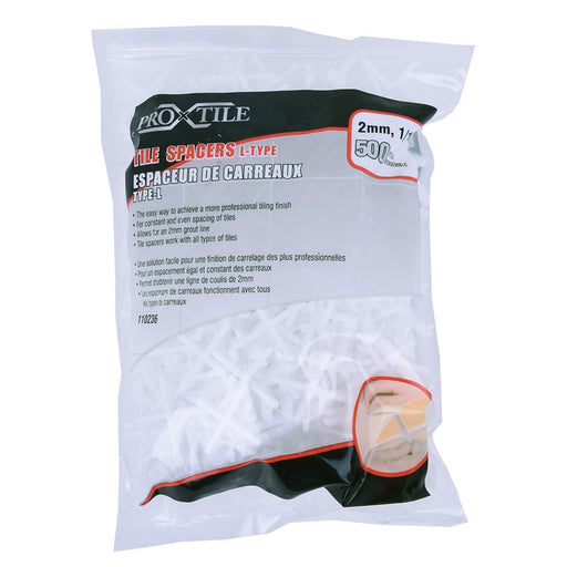 CHtools Tile Spacers 1/16in x 2mm 500/bag