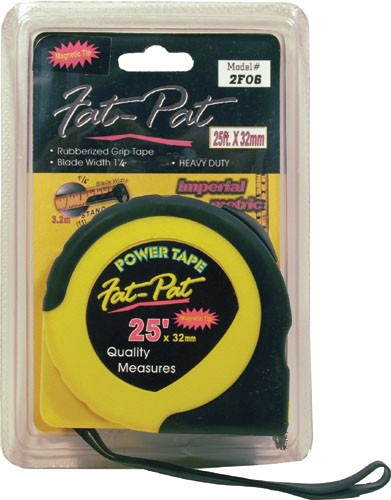 Measuring Tape 25ft/7.5m x 1 1/4in