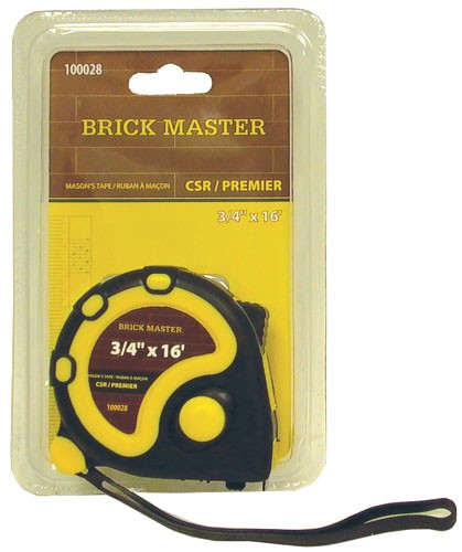 Mason's Tape 16'/5m x 3/4" Brick Master