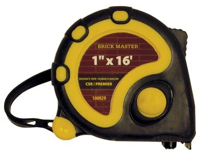 Masons Tape 16ft/5m x 1in Brick Master