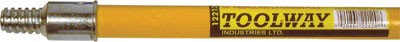 54" Metal Tip Fiberglass Pole F/G