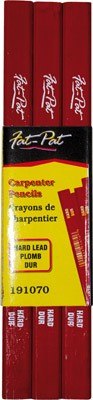 Pencil Carpenter Hard Lead 144pc