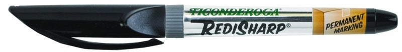 12pk Permanent Marker Black Fine Tip