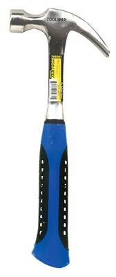 Claw Hammer 16oz All Steel Rubber Grip