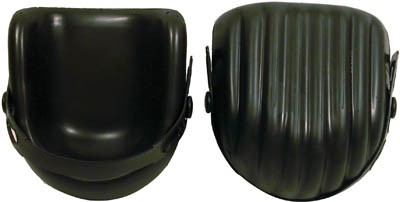 Knee Pads Black Rubber