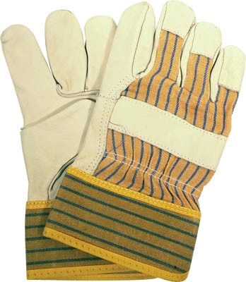 Gloves Leather Cowhide Rubber Cuff