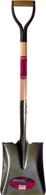 Shovel Sq M 39 1/2in Wood Poly D-Grip