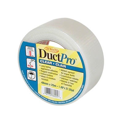 Duct Tape Clear Pro 48mm x 25m Cantech 380-25