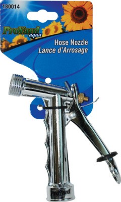 Nozzle Full Sized Zinc Pistol with Threaded Front Back Trigger
