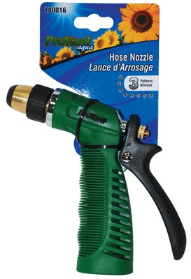 Nozzle 3 Pattern Pistol Back Trigger with Ergonomic Grip