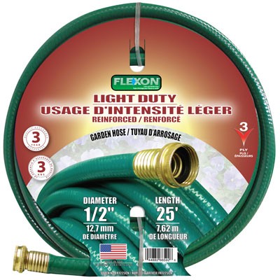 Garden Hose 1/2" x 25' Light Duty
