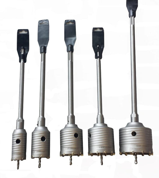 SDS-Max and SDS-PLUS Carbide Rotary Hammer Drill Core Bit for Masonry, Brick, and Concrete