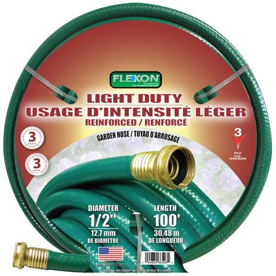 Garden Hose 1/2" x 100' Light Duty