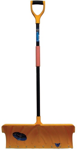 Snow Pusher 24in Poly Blade Steel Poly D-HDL
