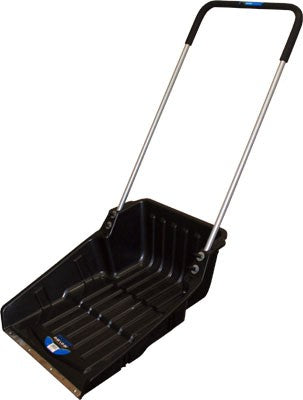 Snow Shovel Wheeled 23 3/4in x 27 3/4in Poly Blade Aluminum Foam Insulated HDL