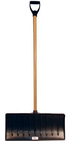 Snow Pusher 21in Poly Blade Steel Poly D-HDL