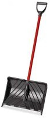 Heavy Duty 18in Snow Pusher w/Metal Edge D-Grip