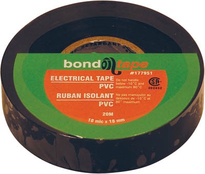 PVC Electrical Tape 18mmX20m (Black)