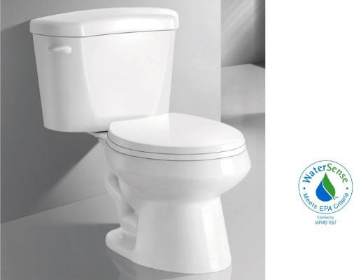 Toilet Single Flush 6lt White HB25B