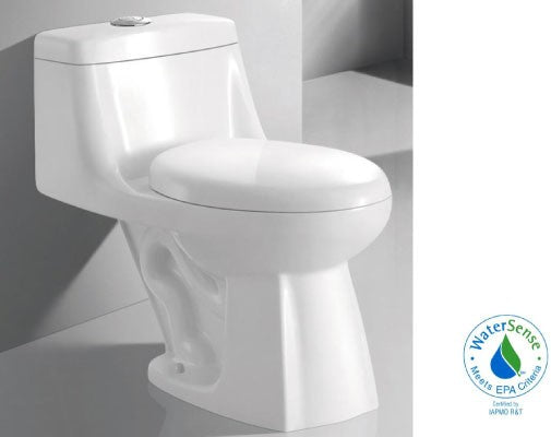 Toilet Single Flush 4.8lt White HB20S