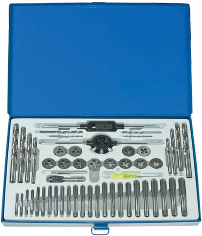 53 pc Tungsten Tap & Die Set - SAE & Metric