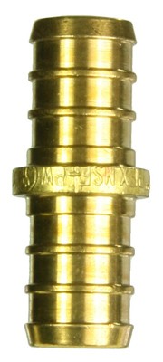 Pex Brass Coupling 3/4 x 1/2"