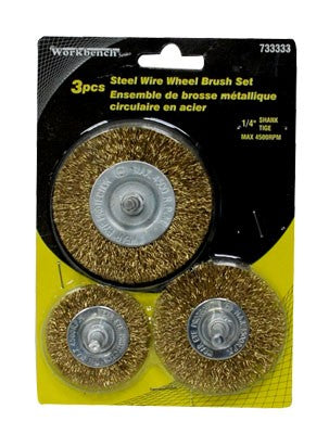 Wire Wheel Brush 3pc Set