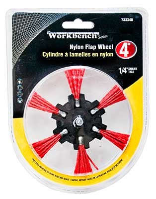 Filament Flap Brush 4in with 1/4in Shank