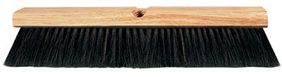 Push Broom 18in Horse Hair & PVC Mix BR222M18