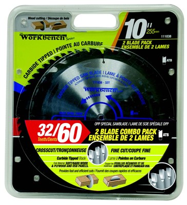 Saw Blade Set 2 pcs 10in (255mm) 32T/60T