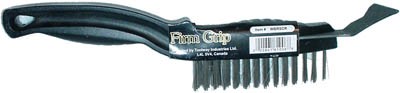 Wire Brush with Scraper SS