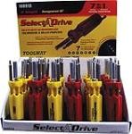 Screwdriver 6in 7in1 24pc Display