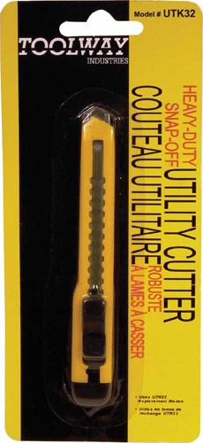 Utility Knife Plastic Push Lock