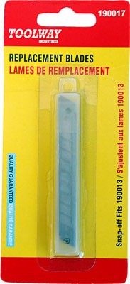 Utility Blade 80mm x 9mm with Plastic Box 12/pkg