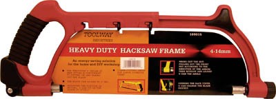 Hacksaw Adjustable 10-12in / 0-180 Degrees with Red/Black HDL