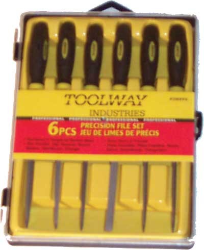 Precision File 6 pcs Set