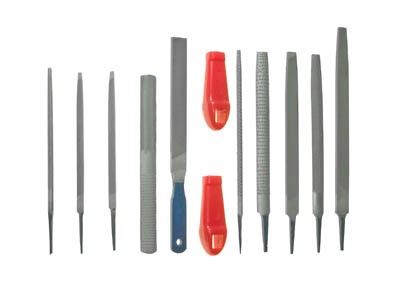 12 pc Steel / Wood File Set