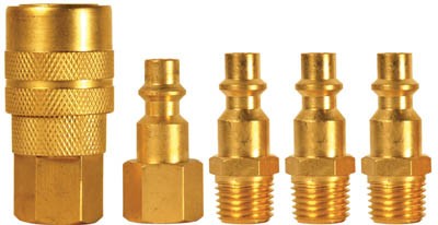 5 pc M-type Quick Coupler Set