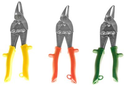3 pc Aviation Tin Snip Set