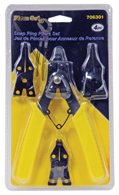 Pliers Set Snap Ring Nose HCS 4pc Set