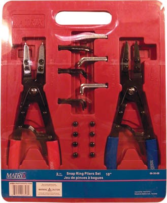 Pliers Set Snap Ring Nose HCS 10in 2pc Set