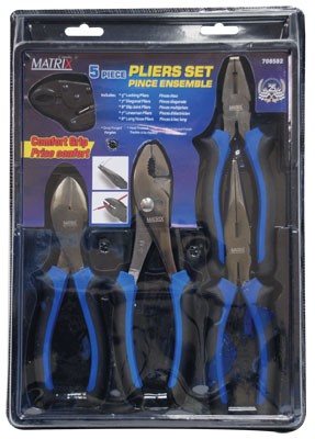 Pliers Assorted 5pc Set