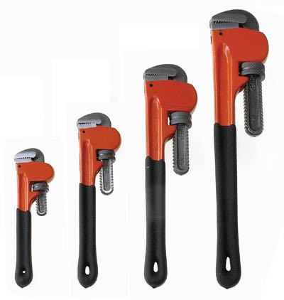 Pipe Wrench Set (8-10-14-18in) 4pc