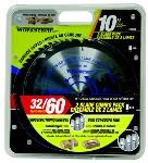 Saw Blade Set 2 pcs 10in (255mm) 32T/60T