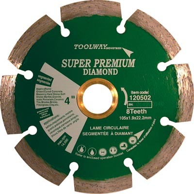 Blade 4in Laser Weld Segmented Diamond