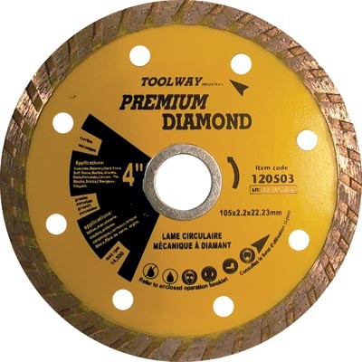Blade 4in Sintered Segmented Diamond