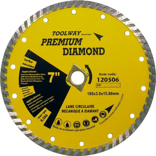 Blade 7in Sintered Turbo Diamond