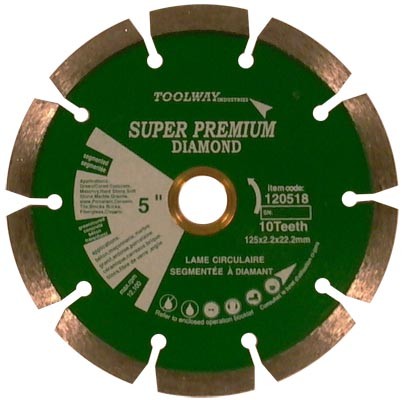 Blade 5in 24T Laser Weld Segmented Diamond